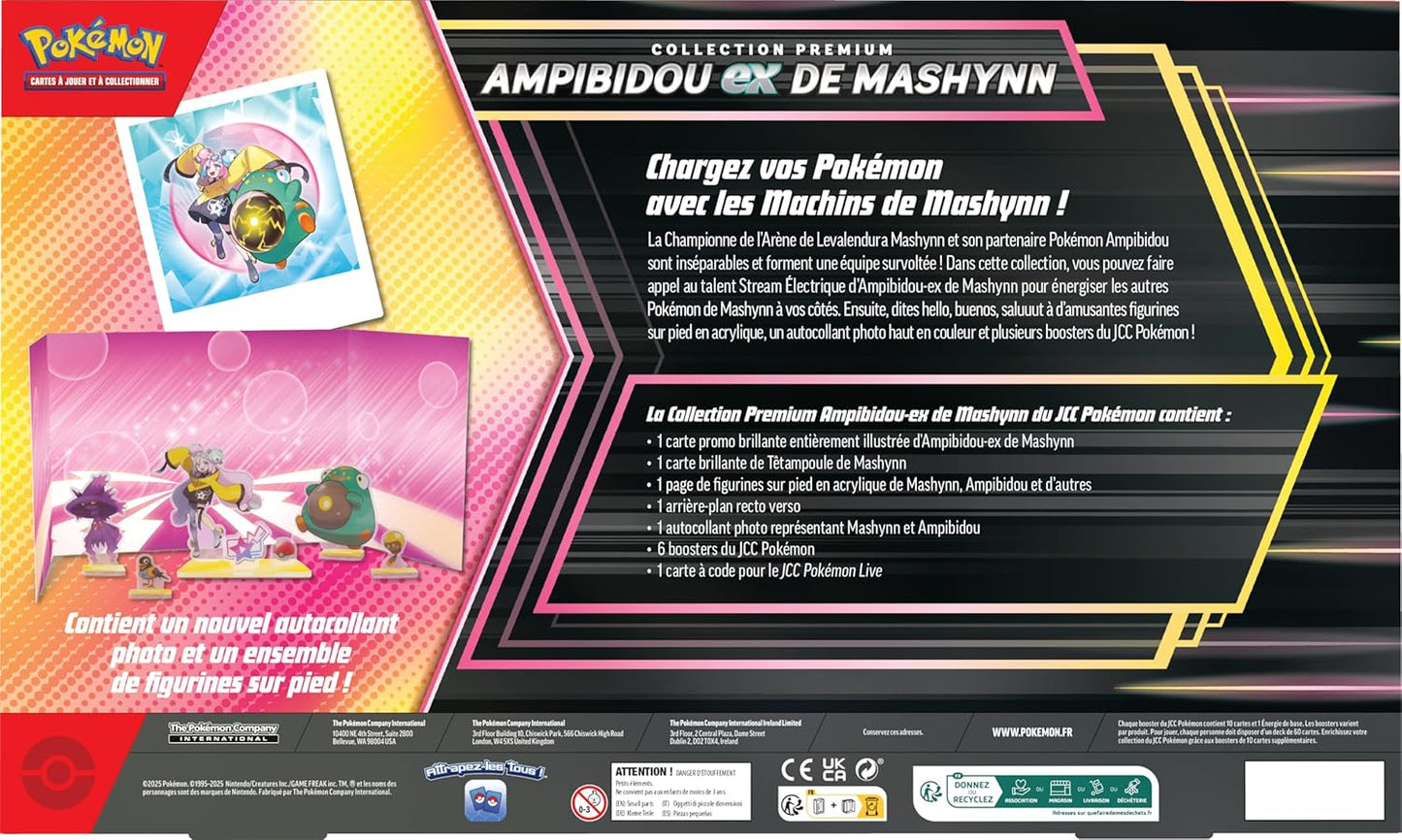 Pokémon - Coffret Ampibidou-ex de Mashynn - (6 boosters)