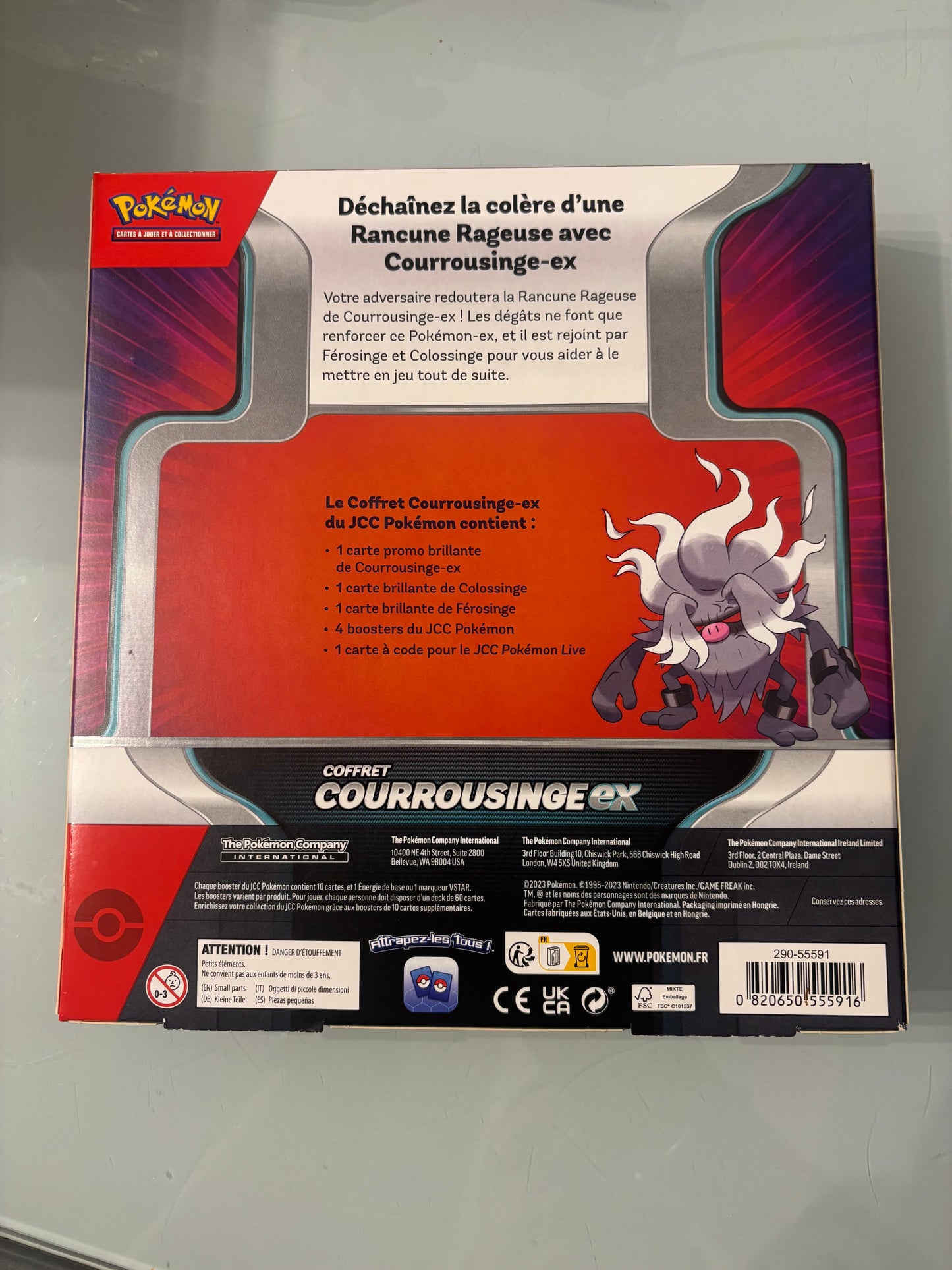 Pokémon - Coffret Courrousinge EX (4 boosters)