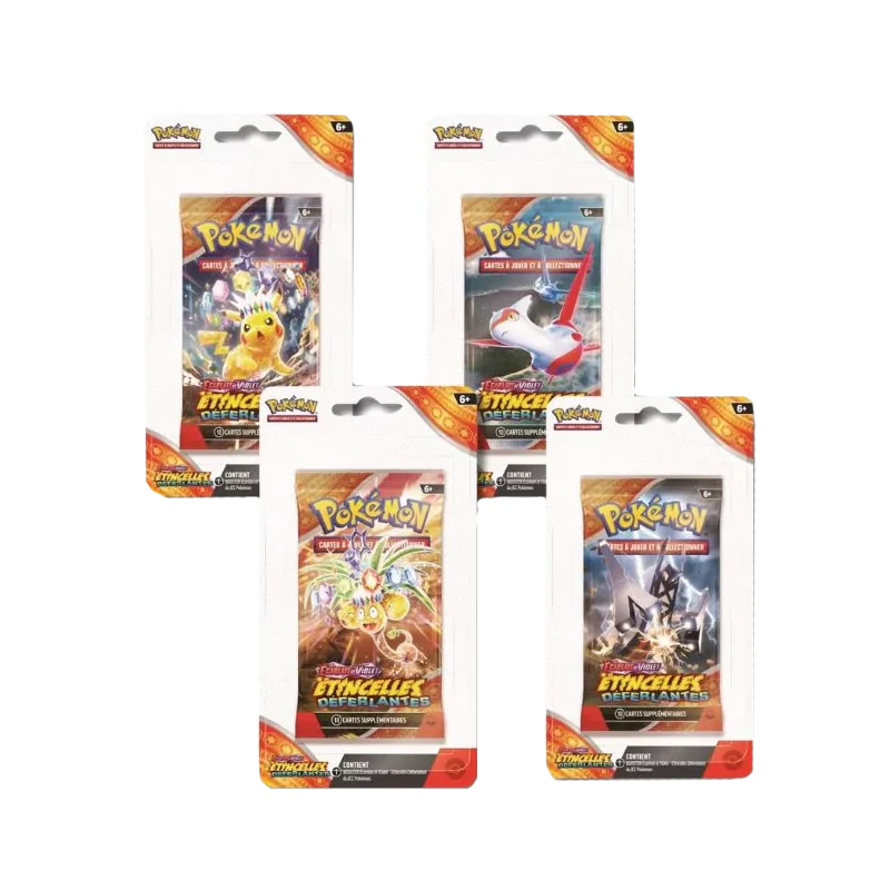 Pokémon - Écarlate et Violet – Blister Etincelles Déferlantes EV8 (1 booster)