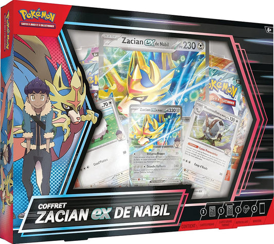 Pokémon - Coffret Zacian EX de Nabil  – (4 boosters)