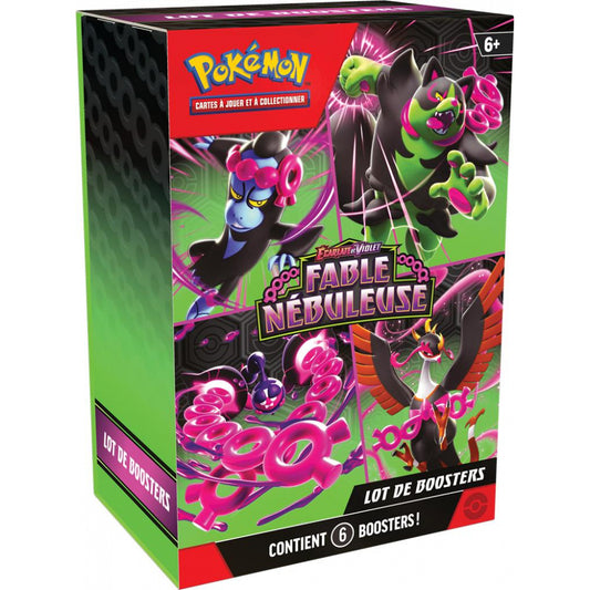 Pokémon - Écarlate et Violet – Bundle Fable Nébuleuse EV6.5 (6 boosters)