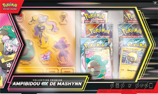 Pokémon - Coffret Ampibidou-ex de Mashynn - (6 boosters)