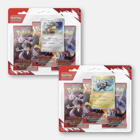 Pokémon - Écarlate et Violet – Tripack Rivalités Destinées EV10 (3 boosters)