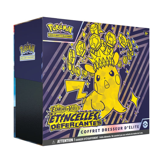 Pokémon - Écarlate et Violet – ETB Etincelles Déferlantes EV08 (9  boosters)