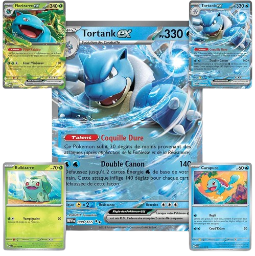 Pokémon - Écarlate et Violet – Coffret Premium Eaux Florissantes 151 EV3.5 (12 boosters)